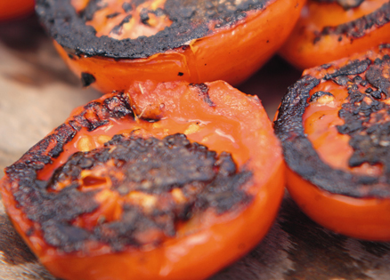 Side dish: Burnt Tomato Halves