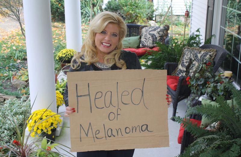 Michelle's faith story--she was cured of melanoma.