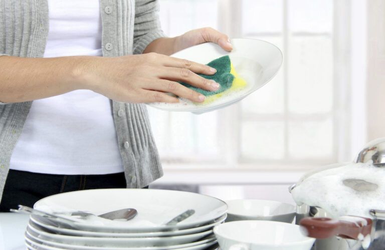 Finding the sacred in doing the dishes. Photo ferlistockphoto, Thinkstock.