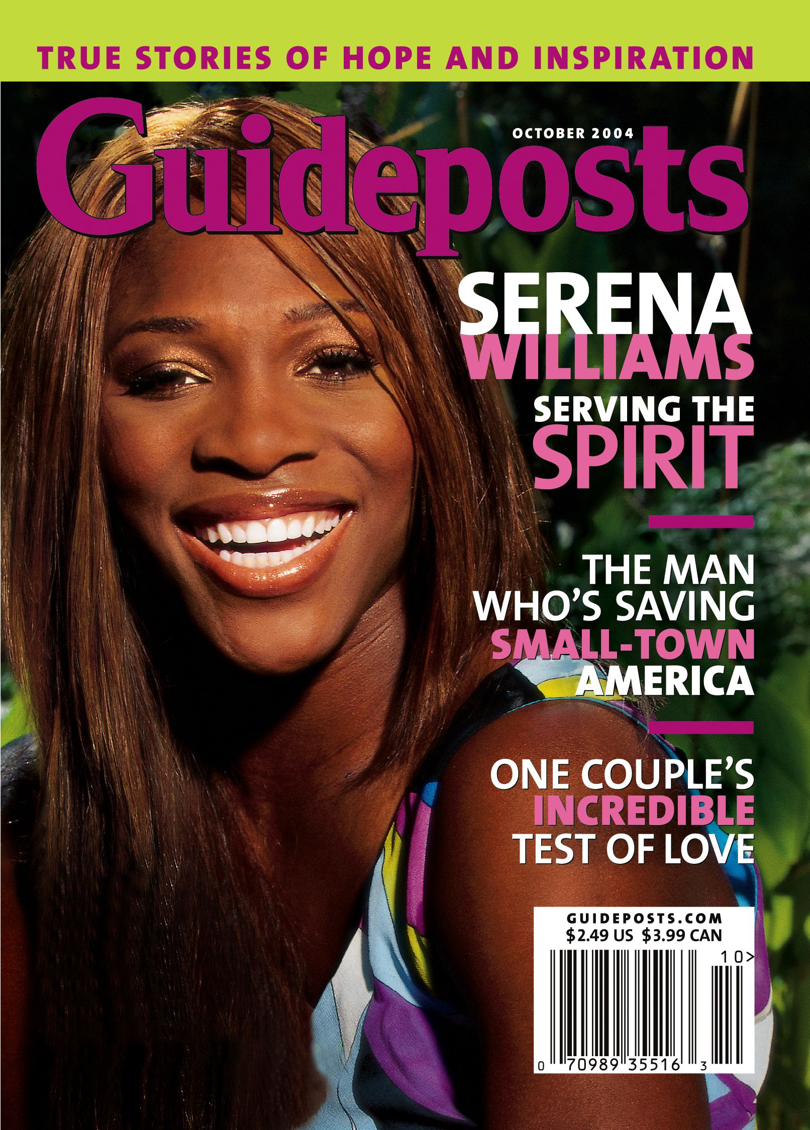 Serena Williams on the cover of Guideposts magazine (Guideposts)
